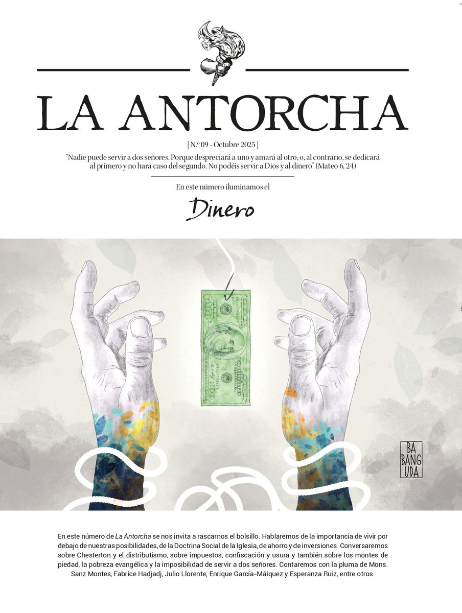 ¡El nuevo número de La Antorcha sobre el dinero ya está impreso! 🔥

En pocos días llegará a más de 15.000 hogares.

No hablamos solo de monedas y billetes: también de impuestos, pobreza, productividad y del clásico «¿por qué la Iglesia no vende sus bienes?».

Muy pronto… en tu