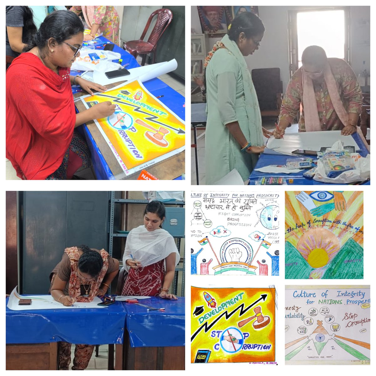 Employees at FCI DO Vijayawada showcased their creativity and commitment to integrity through a Poster Making Activity during Vigilance Awareness Week 2025.
Together, we pledge to build a corruption-free and transparent India! 🇮🇳
#VigilanceAwarenessWeek2025 #Integrity #FCI