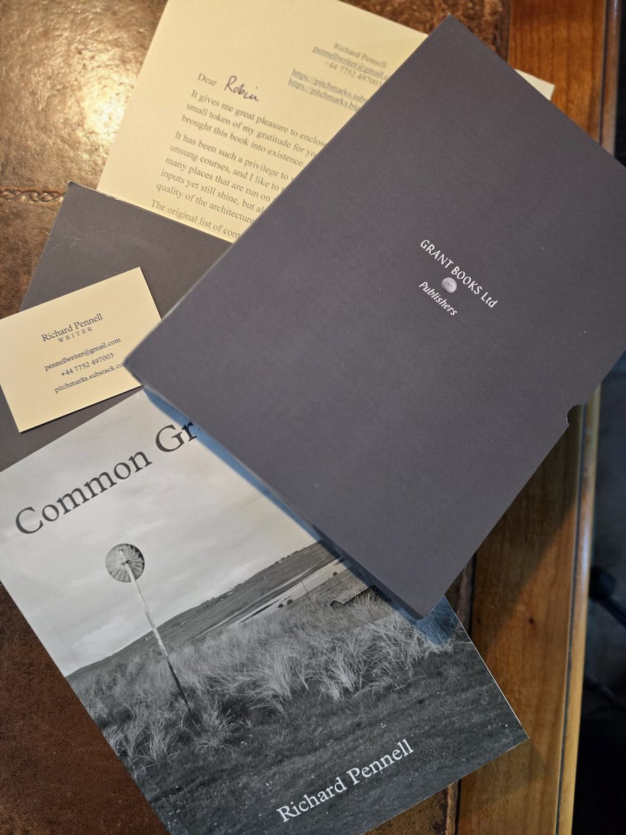 Robin_Down's tweet image. Over the moon to receive Richard Pennell's glorious Common Grounds - beautifully produced, this is going to be such a wonderful journey ... #golf #commongrounds @pitchmarks