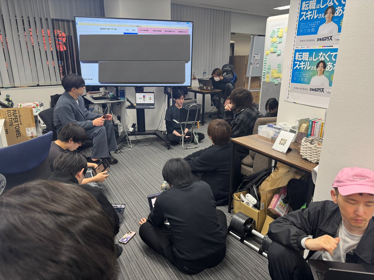 mikami_01's tweet photo. 経営会議なう。 https://t.co/2EDnmCHxSq