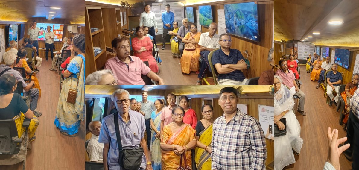 cscoe_wb's tweet image. During #NCSAM 2025, we have conducted cyber awareness program for senior citizens inside Awareness Bus #cybuzz with KP at Entally on 14th, at Tangra on 15th, at Purba Jadavpur on 16th, at Panchasayar on 17th and at Rajabagan on 30th Oct 2025. #CSCOE #CyberAwareness #cybersecurity