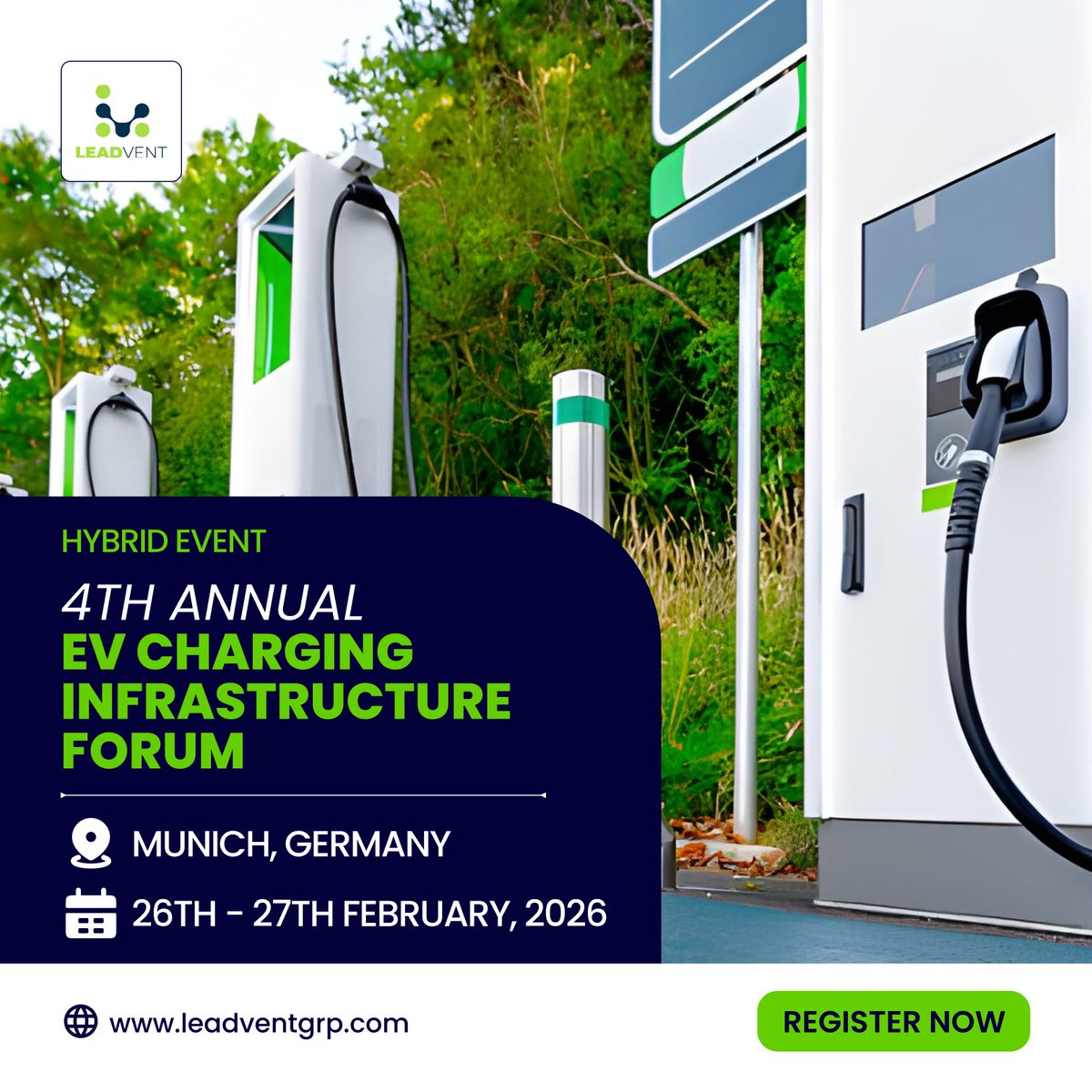 Powering the Future: 4th Annual EV Charging Infrastructure Forum

Save the Date: 25th - 26th February 2026 in Munich, Germany.

-bit.ly/4owmtEa

#EVChargingForum #ElectricMobility #EVInfrastructure #SustainableTransport #ChargingInnovation #SmartMobility #Energy