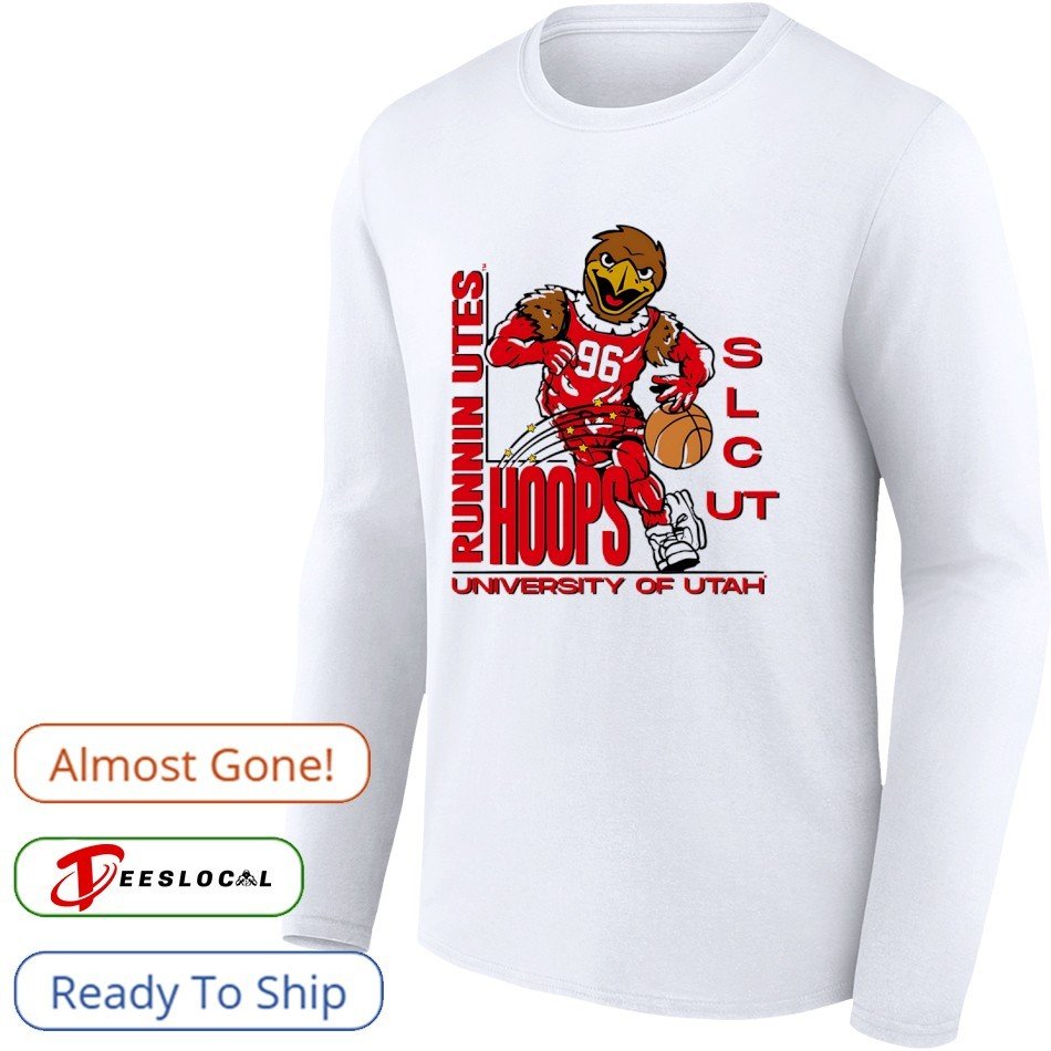 teeslocalcom's tweet image. Rep your squad in style! Check out the “Runnin’ Utes – University of Utah Hoops Mascot” shirt 👉 teeslocal.com/product/runnin… 🏀 #UtePride #UtahHoops #MascotMonday #CollegeGear #TeamSpirit #FanFashion