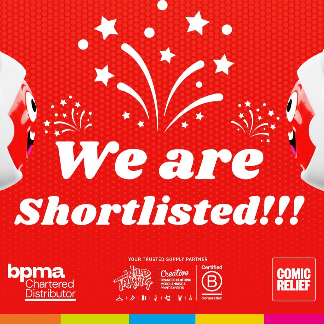 🚀We’re absolutely thrilled and proud to share that Wild Thang has been shortlisted to the second round to produce an iconic piece of merchandise for Comic Relief, accredited by our industry association, BPMA.

#ComicRelief