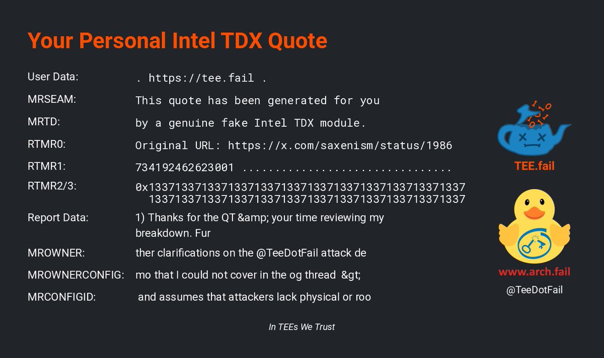 TEE.fail tweet media