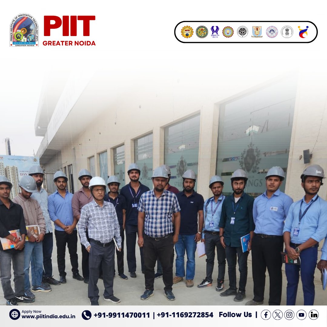PIITgrNoida's tweet image. 🏗️ Industrial Visit to Civitech | Organized by IIC Cell &amp;amp; Department of Civil Engineering, PIIT Greater Noida

#PIITGreaterNoida #IndustrialVisit #CivilEngineering #IICCell #Civitech #EngineeringEducation #IndustryExposure #ConstructionTechnology #SkillDevelopment