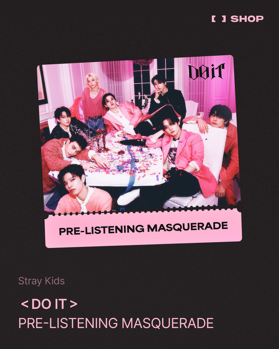 happystore2000's tweet photo. Pre Order : OT8 POB + 24 Albums PC

Stray Kids ＜DO IT＞ PRE-LISTENING MASQUERADE 

💕 75$/set 
✈️ Can ship WW.
✨ PayPal​/Wise
😀 Order DM 

straykids skz sell wts album pob poca bangchan leeknow hyunjin han felix seungmin i.n https://t.co/kdQROqB3bO