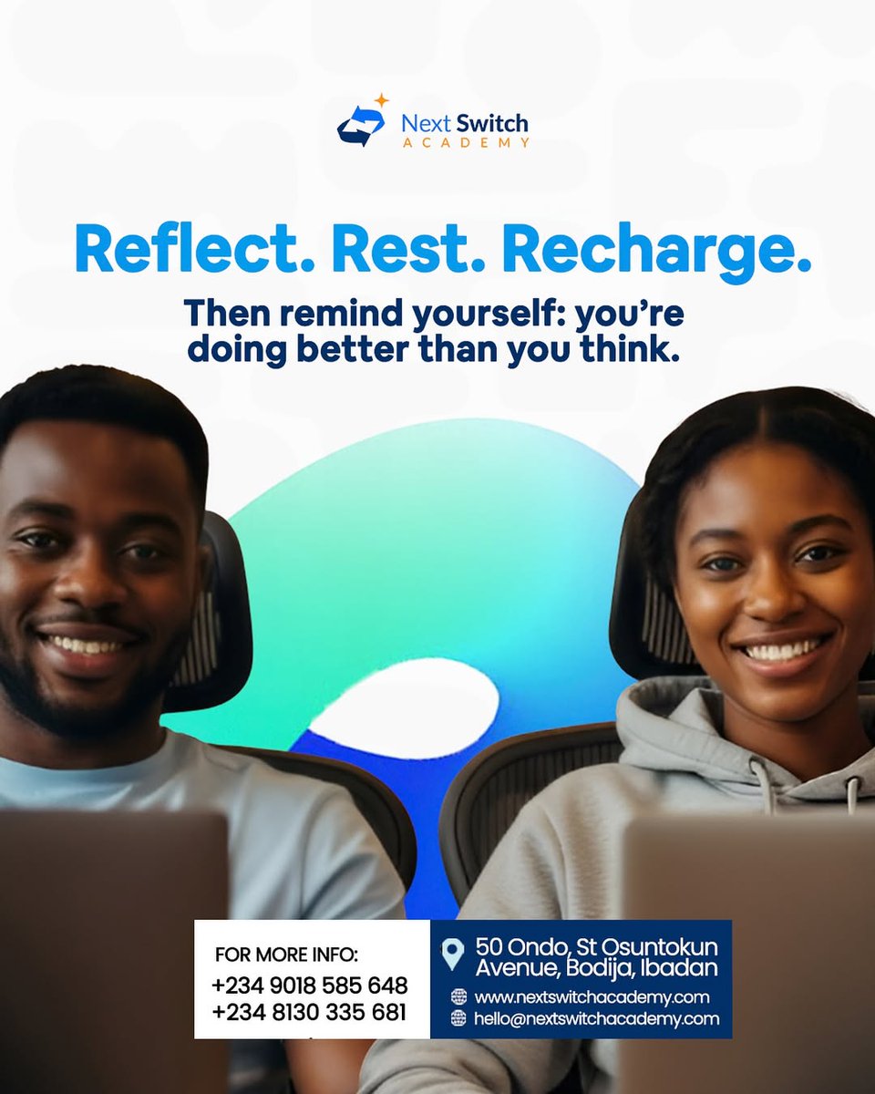 nextswitch_'s tweet image. Fridays are for wins, like showing up for your dreams, even when you’re tired.

Take your break, then come back ready to build something that matters.

#TGIF #motivationfriday #nextswitchacademy #techjourney The BBC Ice T