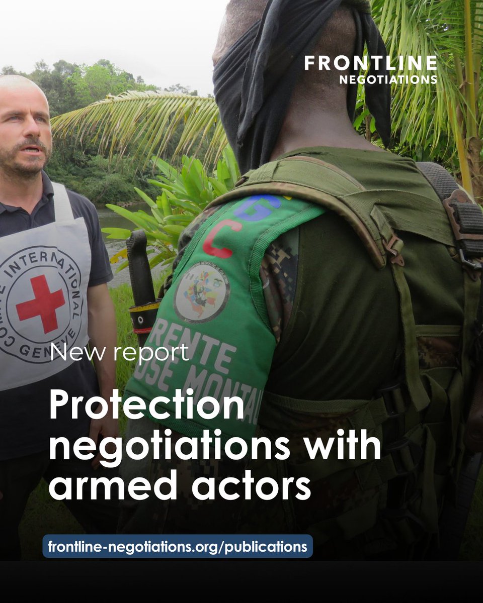 frontline_nego's tweet image. 𝗛𝗼𝘄 𝗰𝗮𝗻 𝘄𝗲 𝗲𝗻𝗴𝗮𝗴𝗲 𝗮𝗿𝗺𝗲𝗱 𝗮𝗰𝘁𝗼𝗿𝘀 𝘁𝗼 𝗿𝗲𝗱𝘂𝗰𝗲 𝗰𝗶𝘃𝗶𝗹𝗶𝗮𝗻 𝗵𝗮𝗿𝗺?
Our new report offers guidance to make protection negotiations a standard part of the humanitarian toolkit.
 
📘 Full report: hubs.la/Q03S7Pbf0