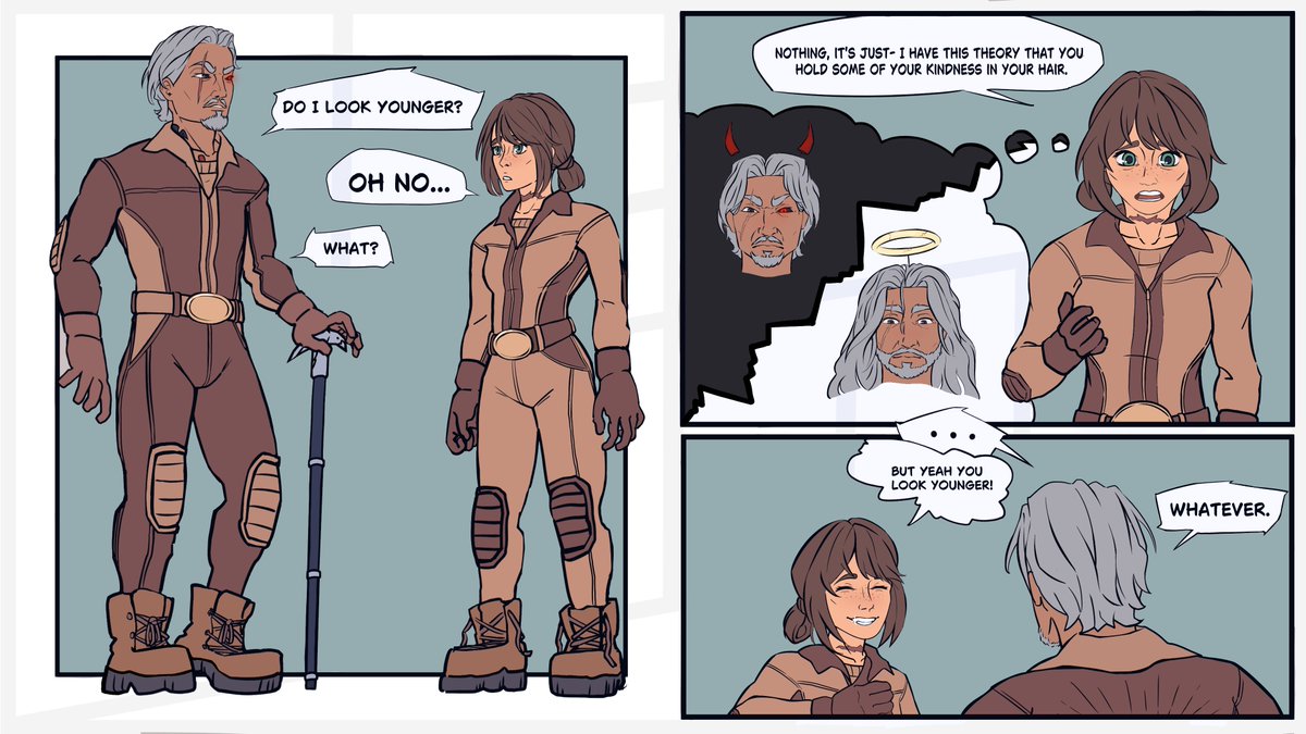 Leothargik's tweet image. "How did she figure it out!?"