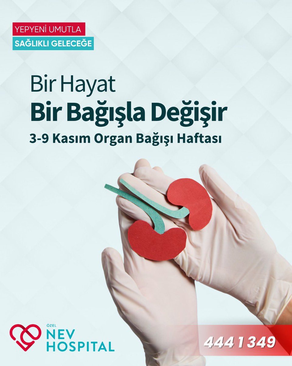 “Bir hayat, bir bağışla değişir”

3-9 Kasım Organ Bağışı Haftası kutlu olsun.