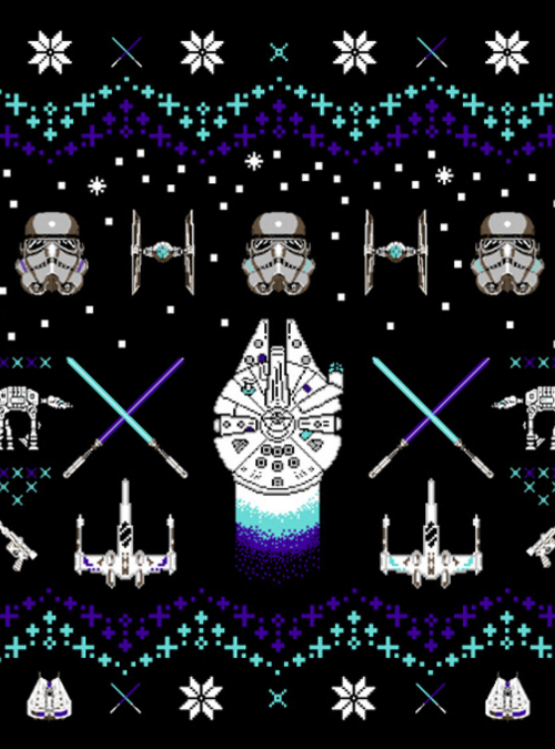 qwertee's tweet image. &quot;Christmas Space Opera&quot; for just 12hr more on qwertee.com/last-chance RePost for chance at FREE TEE!