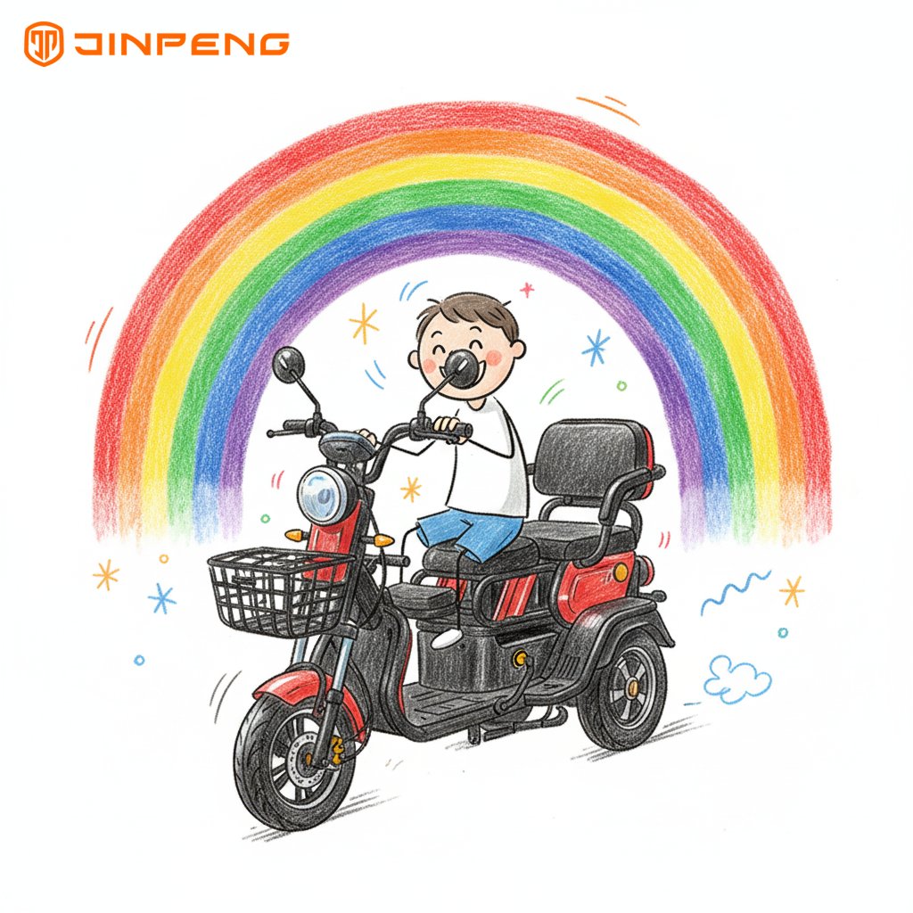 jinpeng_global's tweet image. Do you remember the first time you rode a tricycle?
#Jinpeng #EV #miniEV #tricycle #trike #rickshaw