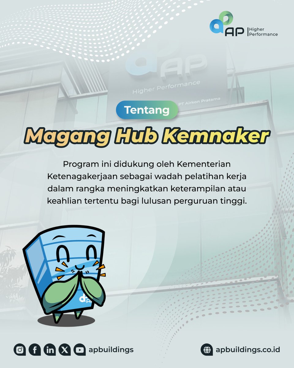 apbuildings's tweet image. Hi #APFriends!

Batch 2 Program Pemagangan Nasional telah resmi dibuka.

Ini waktunya untuk #APFriends bergabung dan berkontribusi langsung dalam dunia kerja bersama dengan AP Buildings. Pastikan #APFriends telah memenuhi kriteria sebagai peserta dalam program ini, ya….