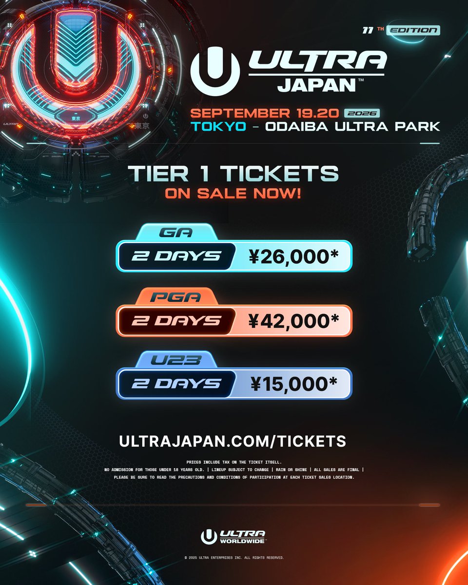 Ultra Japan tweet media