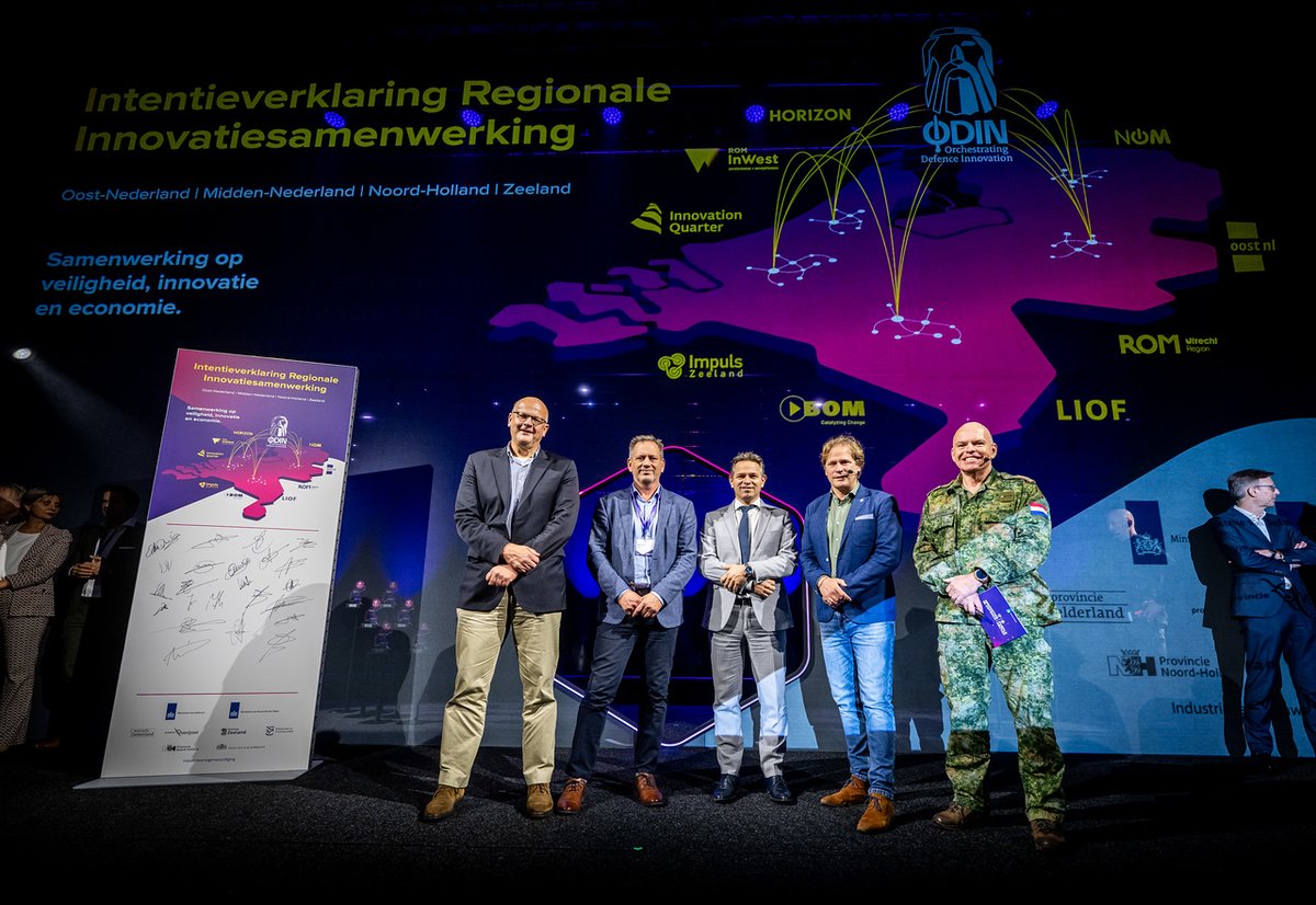 Gisteren tekenden Defensie, EZK, Provincie Zeeland en Impuls Zeeland een Letter of Intent. Samen stimuleren we Zeeuwse innovaties die bijdragen aan de nationale veiligheid en technologische voorsprong van Nederland.
➡︎zeeland.nl/actueel/samenw….