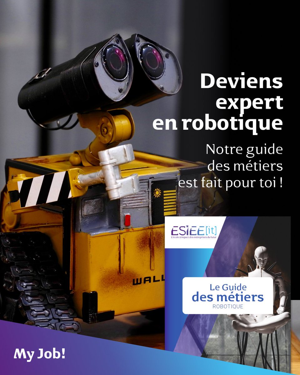esiee_it's tweet image. 🔧 Découvre les métiers de la robotique et les formations pour y accéder !

Tu es en pleine réflexion pour ton orientation ?

Télécharge-le gratuitement dès maintenant : esiee-it.fr/fr/le-guide-de…

#métiers #orientation #études #robotique #formations