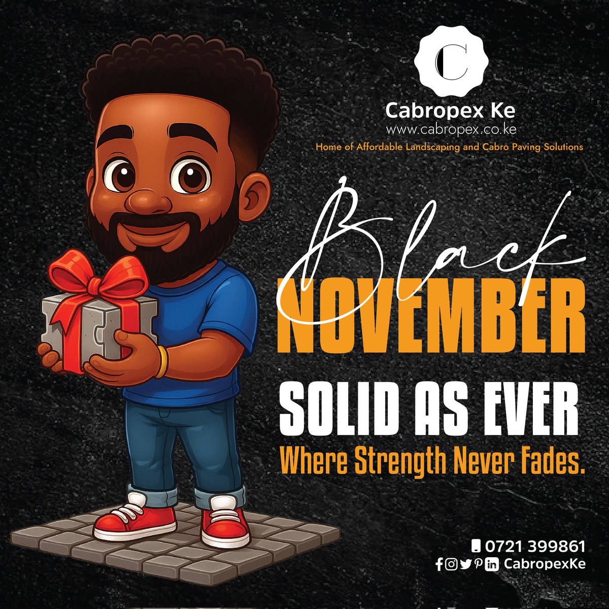 Deals you cannot resist! 
Discover our unique designs and color combos of our cabro blocks this #blacknovember. Suitable for your outdoor spaces. 
We offer both supplies and installation services. Call 0721399861 for a free quote. #cabroservices #deals #cabrodesigns