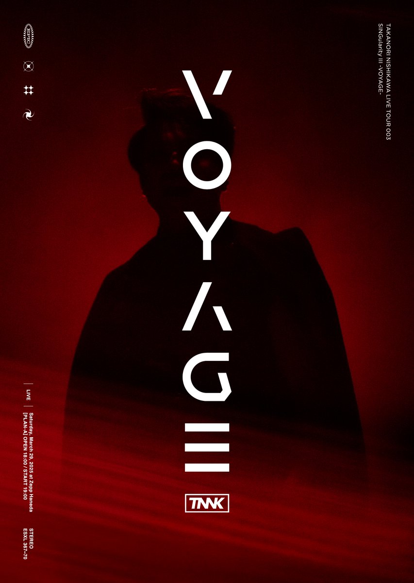 turboFC's tweet photo. 📀ライブBlu-ray＆DVD
#TAKANORINISHIKAWA LIVE TOUR 003
「SINGularity Ⅲ -VOYAGE-」

🎄12/24(水)リリース決定！
▼ご予約はこちら
https://t.co/KOtFAf0Ejx

▼「FREEDOM」Official Live Video
－TAKANORI NISHIKAWA LIVE TOUR 003
「SINGularity Ⅲ -VOYAGE-」
https://t.co/hrxns1juWS https://t.co/QQofD6qyMq