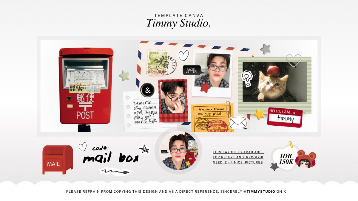 timmystudio's tweet image. Haiiii! 🐰💬 bantu retweet dan ospek yaaa, thanks all!

⚬ ⚬ ⚬  aku ada 4 layout baru yang rencananya mau aku jual as template, proce negotiable

Layout dijual 16k/each 

Kalau kurang aman bisa dm Timmy baik-baik 🫰🏻💗

#zonauang #zonaba