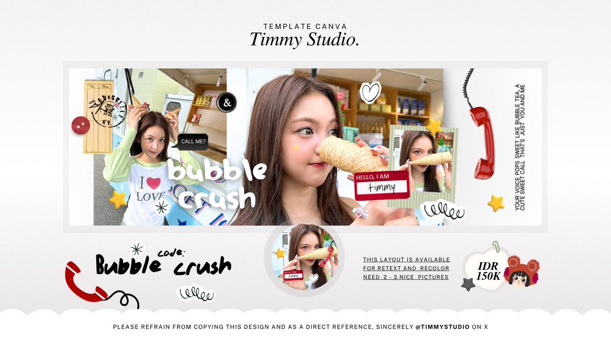 timmystudio's tweet image. Haiiii! 🐰💬 bantu retweet dan ospek yaaa, thanks all!

⚬ ⚬ ⚬  aku ada 4 layout baru yang rencananya mau aku jual as template, proce negotiable

Layout dijual 16k/each 

Kalau kurang aman bisa dm Timmy baik-baik 🫰🏻💗

#zonauang #zonaba