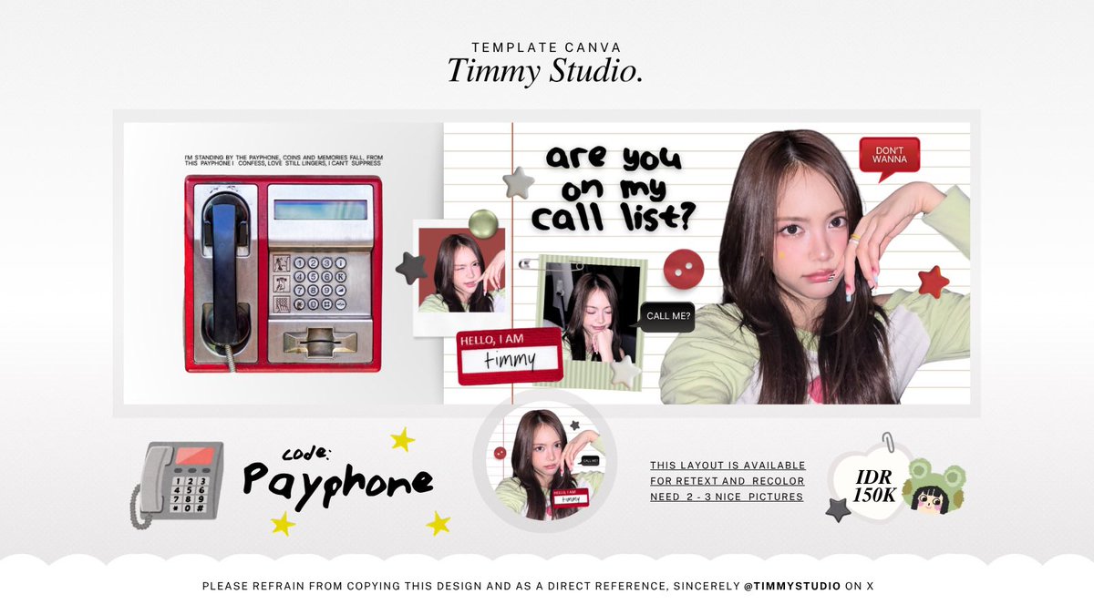 timmystudio's tweet image. Haiiii! 🐰💬 bantu retweet dan ospek yaaa, thanks all!

⚬ ⚬ ⚬  aku ada 4 layout baru yang rencananya mau aku jual as template, proce negotiable

Layout dijual 16k/each 

Kalau kurang aman bisa dm Timmy baik-baik 🫰🏻💗

#zonauang #zonaba