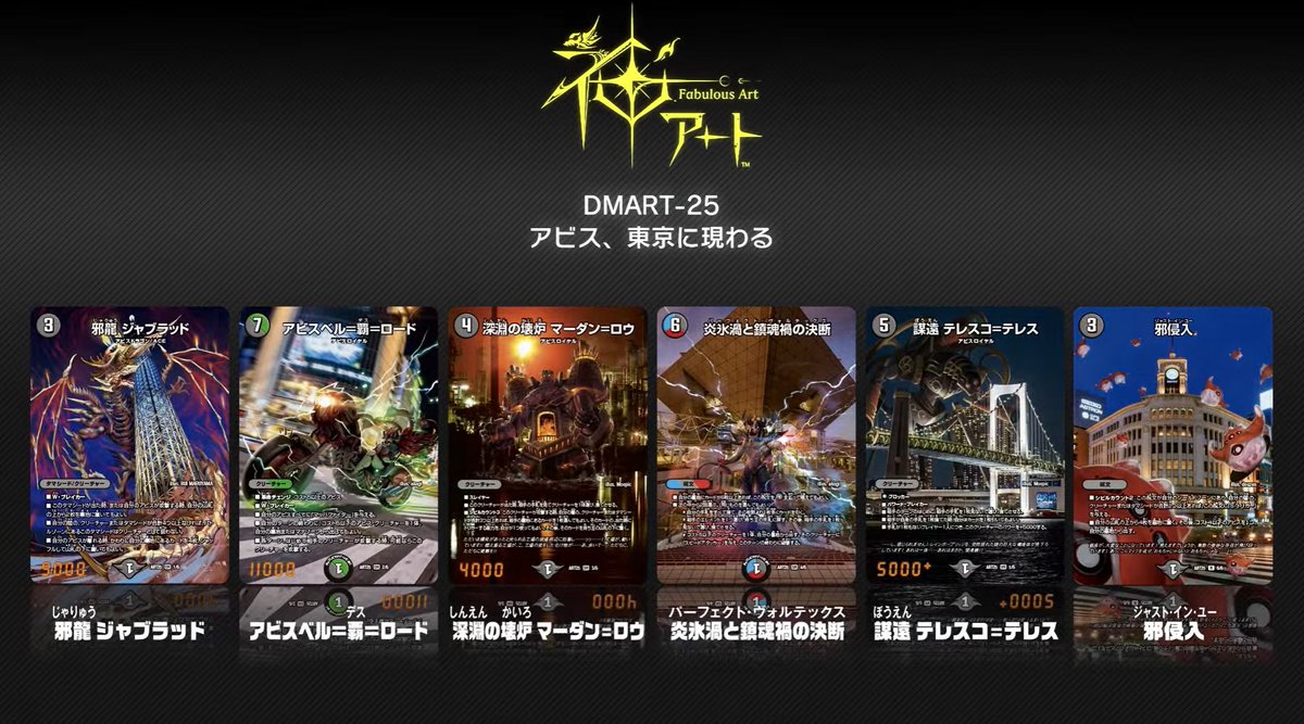 神アート「アビス、東京に現わる」 神アート「デュエマ