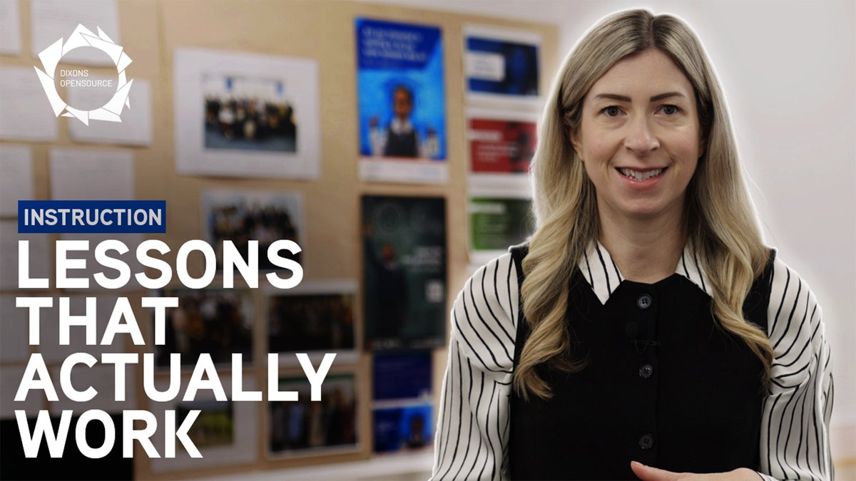 🚀 Coming next week on #OpenSource!
Great teaching isn’t guesswork, it’s designed, moment by moment. 💡
At Dixons, every question, explanation, and pause is deliberate, guided by evidence and careful planning.

🎬 Episode 1 of our instruction series, dropping soon!