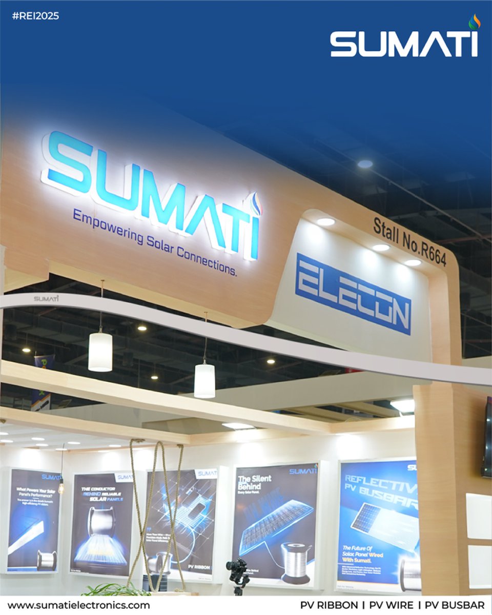 SumatiElec's tweet image. 🌞 Highlights from #REI2025 | Renewable Energy India Expo 🌍
From innovation to inspiration — our journey at REI 2025 was filled with energy, learning, and meaningful connections! ⚡
