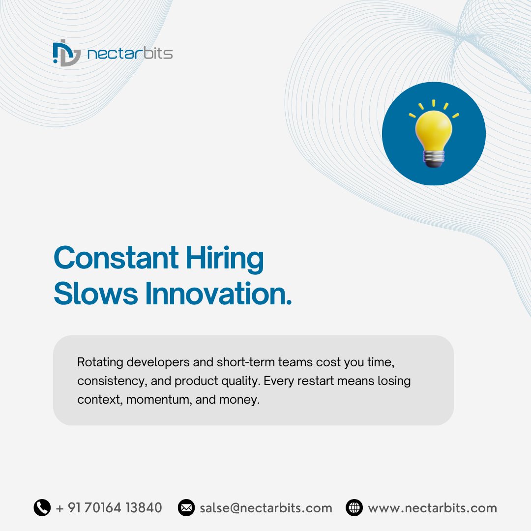 nectarbits's tweet image. Hire once, build forever. Our dedicated developers turn complex ideas into powerful solutions. ⚙️💡
#HireDevelopers #RemoteTeam #TechExperts #SoftwareDevelopment #Nectarbits