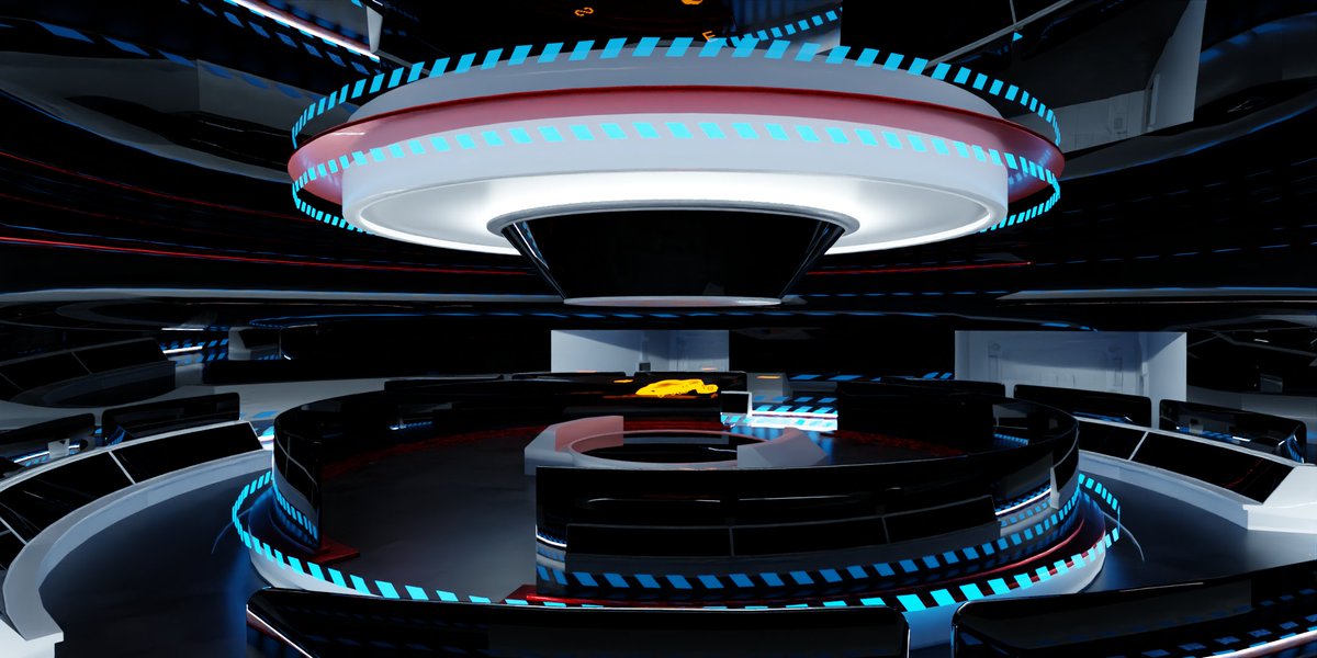 Bridge. Most of the screens are blank for now. I need time to draw out each of the displays. 

#b3d #blender3d #3DCG