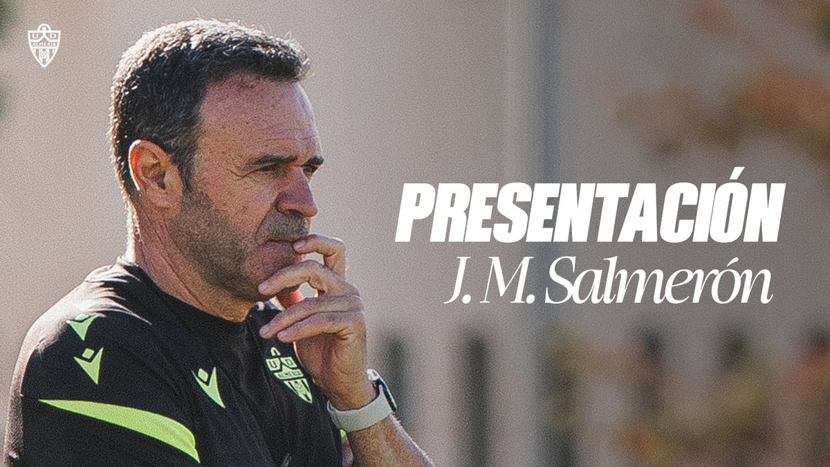 🔴 En directo | Presentación de José María Salmerón (<a href="/jmsalmeron1/">Jose María Salmerón</a>) como entrenador del #UDAB.

⌚️ 12:30 h.

🔗 youtube.com/live/HTz_Wlu6T…