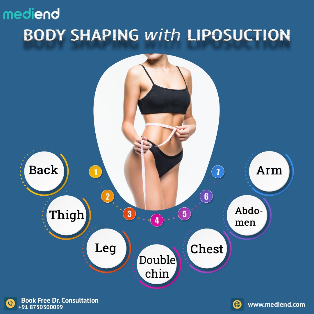 medi_end_'s tweet photo. Struggling with stubborn fat? #Liposuction shapes your abdomen, thighs, arms, and back for a toned look. Expert surgeons, minimal downtime, visible results. Achieve your dream body with #mediEND.  

📞 Book Now: +91 8750300099 
📷 https://t.co/f1FHYtP2E6
.
.
#MediEND #BodyShaping https://t.co/TedcBrcDqa