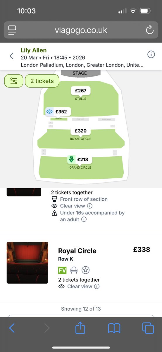journokatie's tweet image. Buying concert tickets really is a modern day scandal. Lily Allen tickets all sold out during the pre-sale yet suspiciously are available for £100s on resale sites - despite the official sale opening 13 minutes ago 🤔 

#ticketmaster #lilyallen