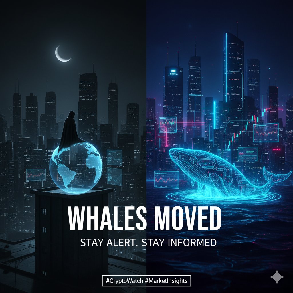 TechMoney_Pro's tweet image. The crypto market never sleeps. While the world rested, whales made their moves. Stay alert, stay informed. #CryptoWatch #MarketInsights