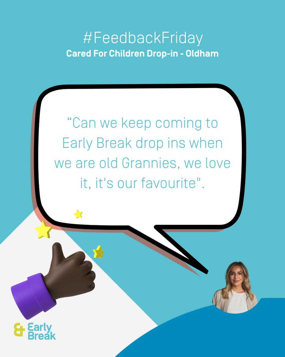 EarlyBreakUK's tweet image. 🌟 Feedback Friday is here for our Oldham staff! 🌟

We truly appreciate our clients' feedback and love hearing about the amazing work being done! 😊 

#FeedBackFriday #Valued #EarlyBreak