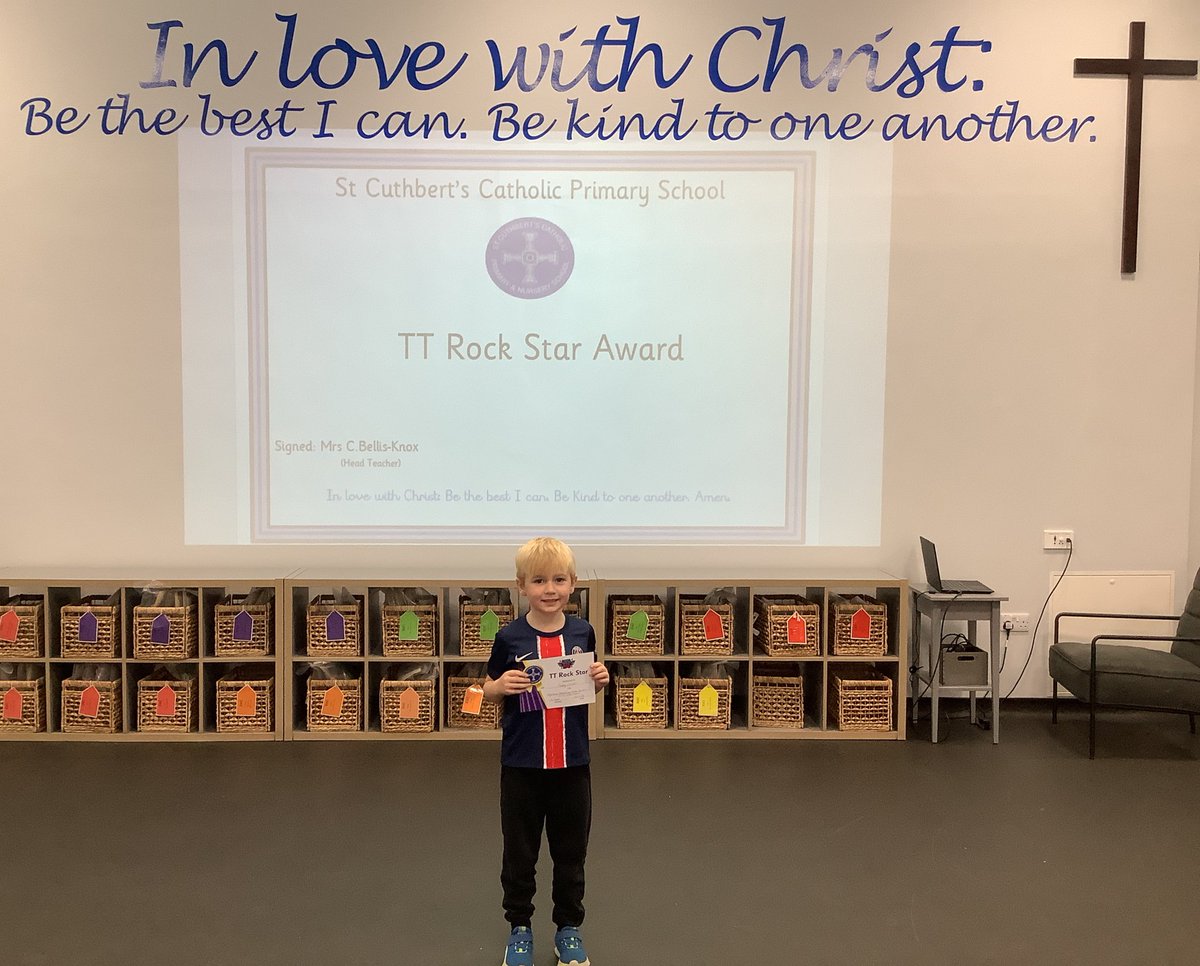 StCuthbertsPri's tweet image. Teddy is dedicating so much of his time to learning his times tables and it is really paying off! We are delighted to see such a commitment to his learning - WELL DONE!   #StCuthbertsMaths ✖️