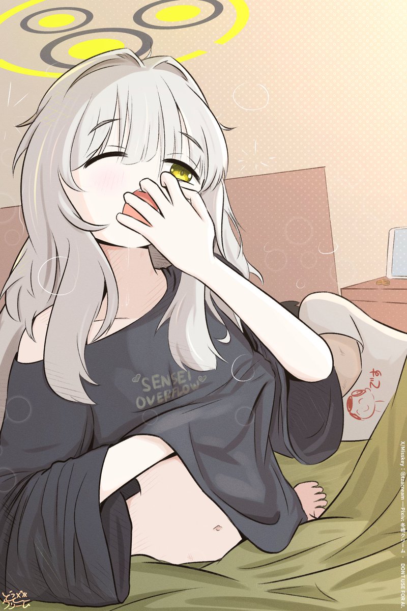 tzacream's tweet photo. #いいおなかの日 #ブルアカ 
前描いたハレちゃん https://t.co/qXy810B5Zh