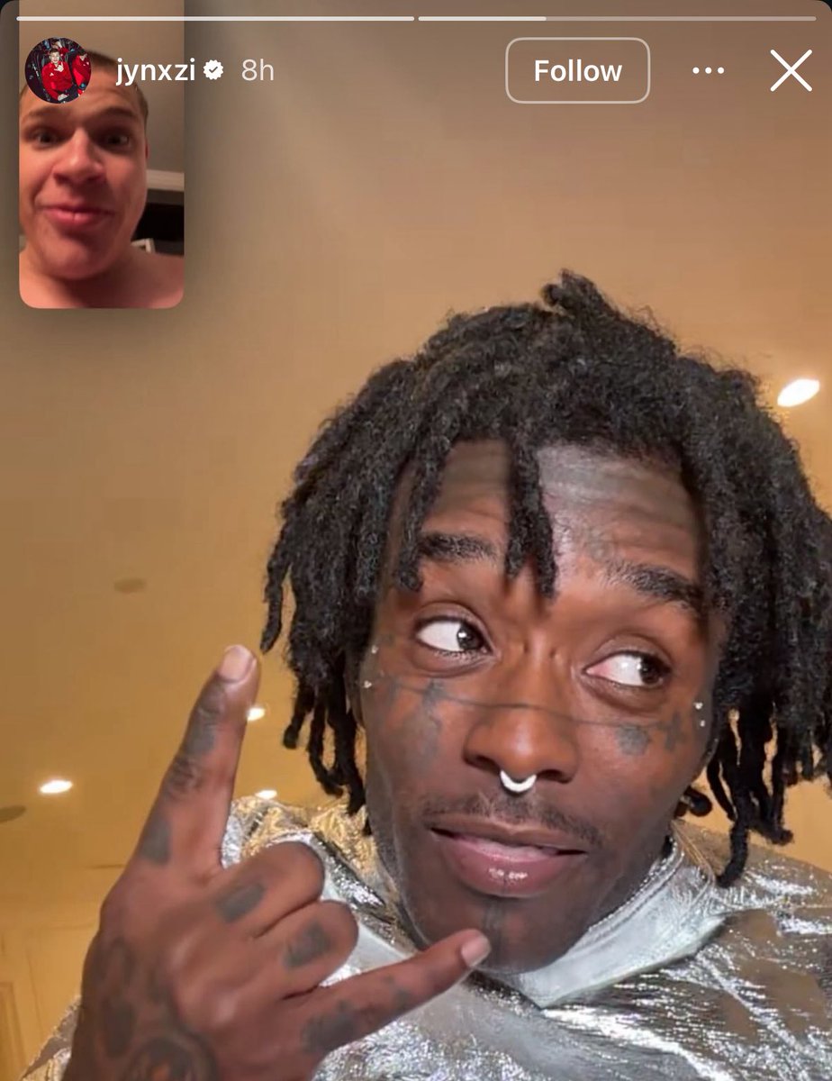 JynxziHQ_'s tweet photo. Jynxzi might be collabbing with Lil Uzi Vert after he posted this Picture on IG 😯 https://t.co/OAzn9Gv25l