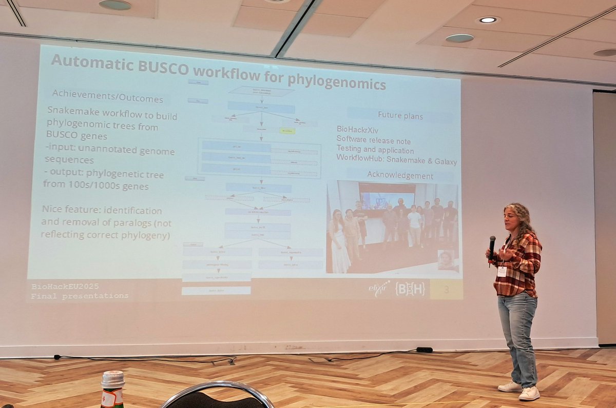 rmwaterhouse's tweet photo. ERGA Data Analysis Committee and online friends at @ELIXIREurope #Biohackathon @erga_biodiv #phyogenomics with BUSCO genes - final results! https://t.co/d8WYK0QBo1