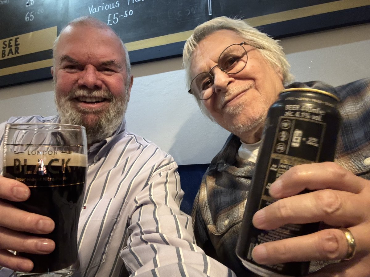 GarryBushell's tweet image. Great to sink Guinness with Charlie Harper of the UK Subs this week, 48 years after we first met. #charlieharper #uksubs #punkrock