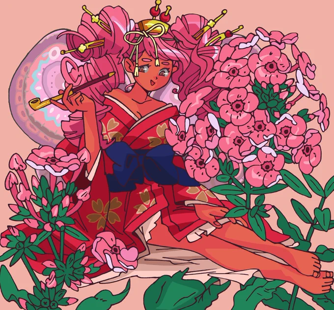 花魁草