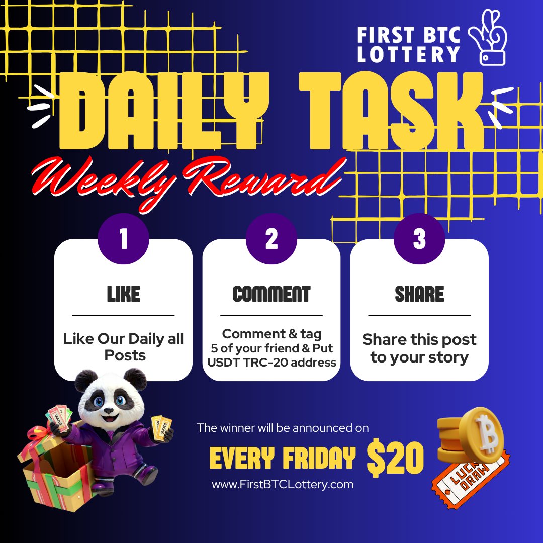 First BTC Lottery tweet media