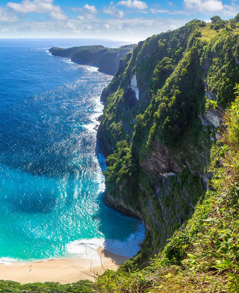 Kelingking Beach, Nusa Penida, Bali, Indonesia  #Panorama #Scenic