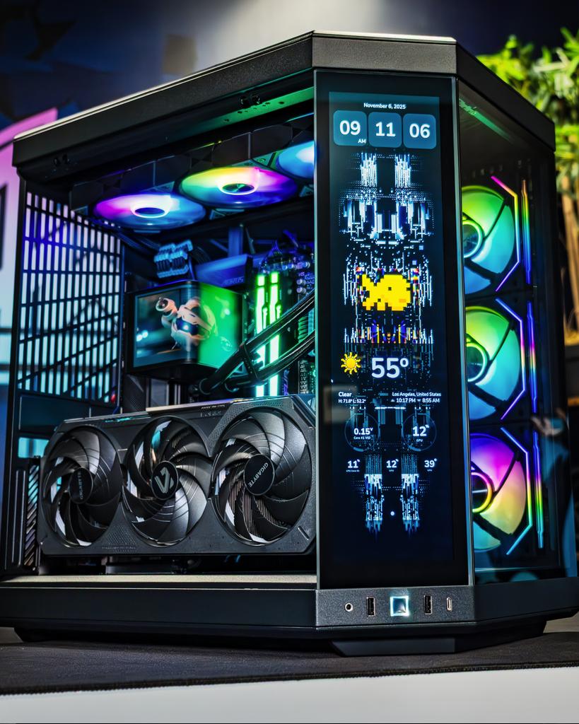 🎰 High roller spotted.

This Y70 Touch Infinite came roaring into the room rocking a Ryzen 9 9950X3D, a GIGABYTE RTX 5080, and a matching GIGABYTE motherboard just all around pure power and reliability from <a href="/AORUS_UK/">AORUS UK & IE</a>  .

All housed in the sleek the HYTE Y70 Infinite Touch black