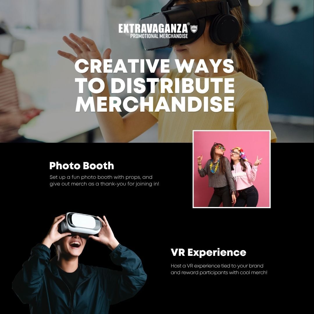 Create a truly memorable experience with your merchandise! ✨

From photo booths to VR experiences, we’ll help your brand stand out.

📅 Book a meeting today: eu1.hubs.ly/H0n_lS10

#BrandedMerchandise #CreativeCampaigns #ExtravaganzaPromo