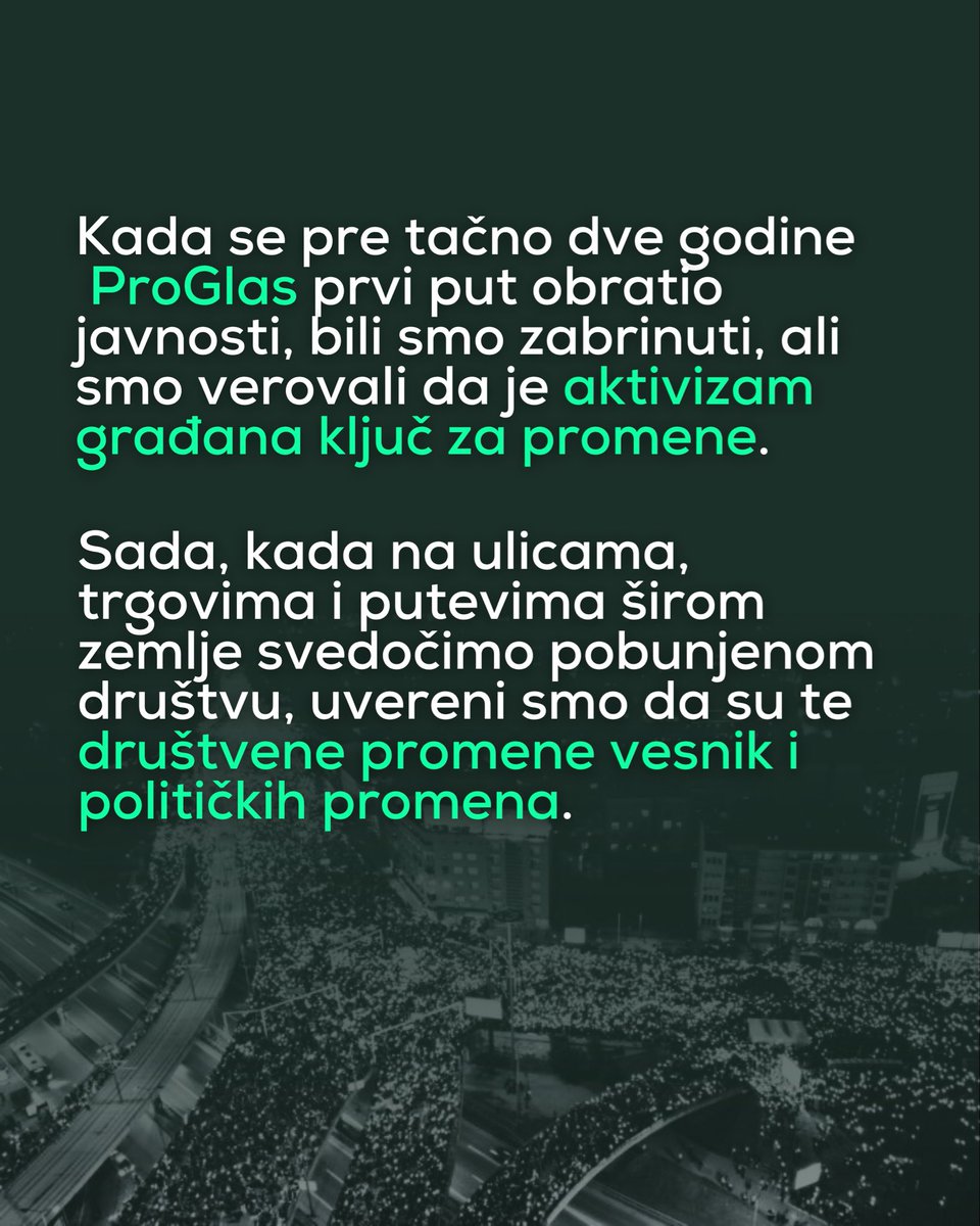 pro_glas_rs's tweet image. Povodom dve godine ProGlasa:

📢 Društvena pobuna je vesnik političkih promena!

📑 Saopštenje: proglas.co.rs/2025/11/07/pov…