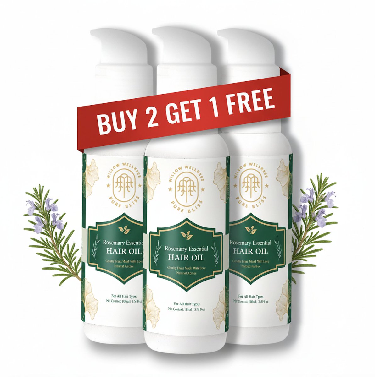 🌿 Beauty Tip: Massage your scalp with Rosemary Hair Oil 2–3 times a week to boost blood circulation, strengthen roots, and spark natural hair growth ✨
💚 Pure. Natural. Ayurvedic.
👉 Shop Now – Buy 2 Get 1 Free
#HairCare #BeautyTips #WillowWellness #BiharElection2025