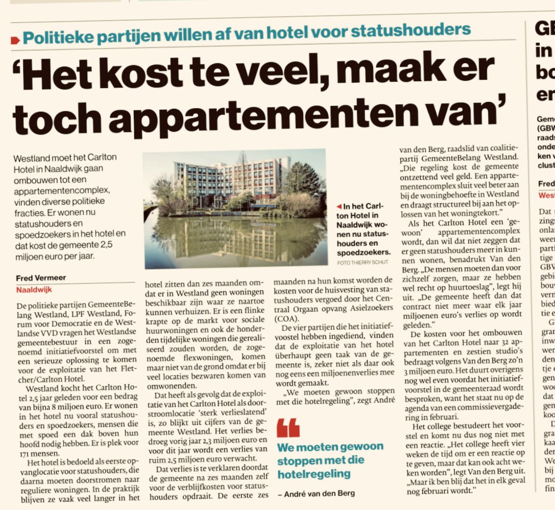 GBW GemeenteBelang Westland (@gbw_westland) on Twitter photo 