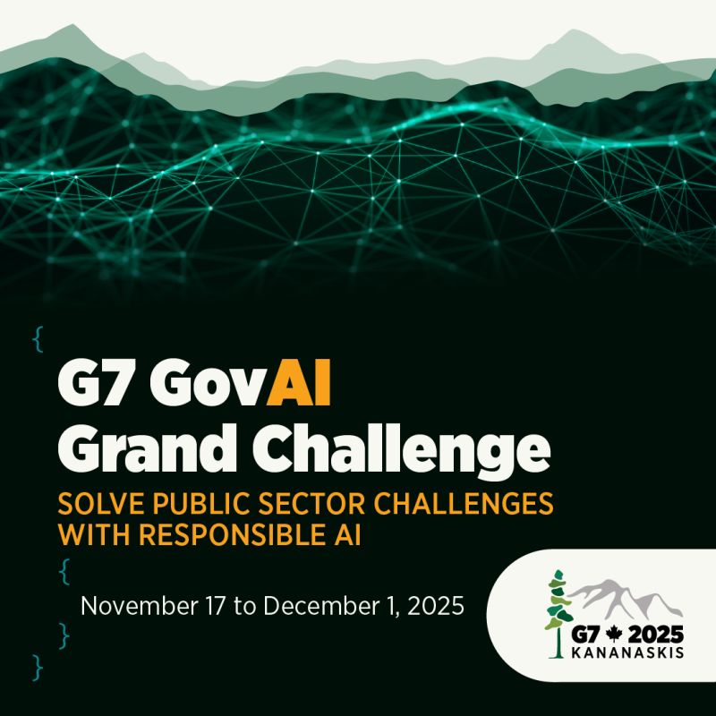 🇮🇹 ➕ 🌐 L’Italia supporta la #GovAI Grand Challenge: la competizione G7/UE per usare l’IA in modo etico nei servizi pubblici 🤖🗳️ Dal 17 nov al 1 dic 2025 team e singoli presentano soluzioni pratiche. Candidati dal 17 nov! Dettagli qui 👇
 gdc.ancidigitale.it/g7-litalia-ade…